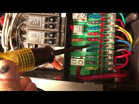 RV Converter WFCO 8955 DC Panel Troubleshooting