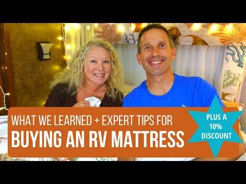 Buying an RV Mattress: What We Learned + Expert Tips + a 10% Discount Code