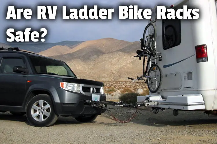 RV ladder bike rack lg