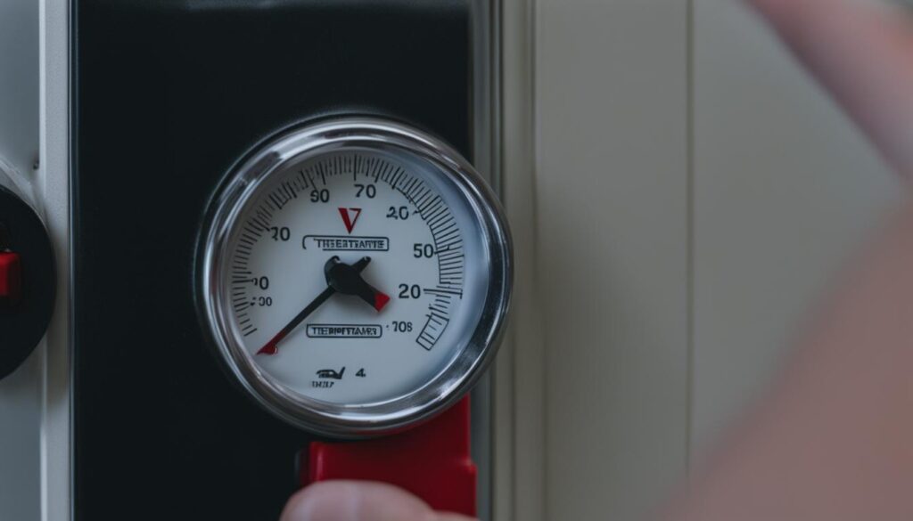 Steps to adjust RV refrigerator temperature
