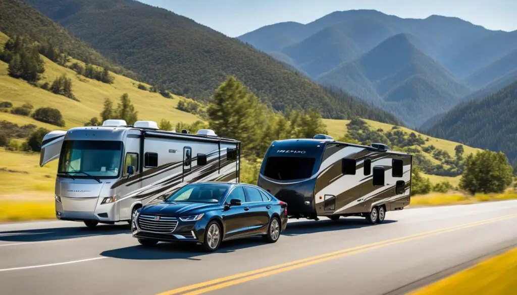 best rv for towing a car