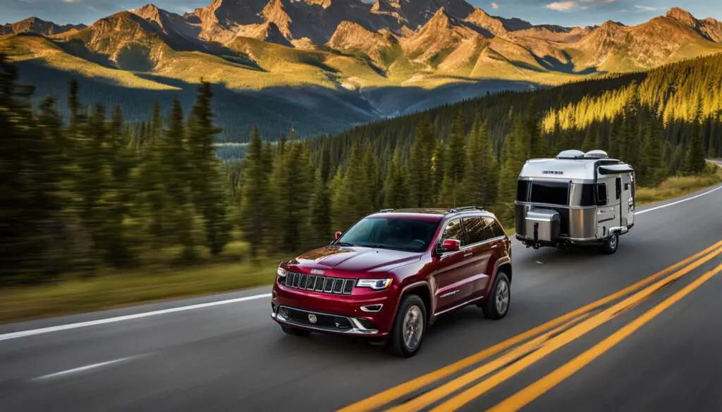 towing a camper with a jeep grand cherokee